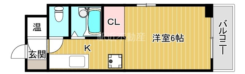 広島県広島市南区金屋町 広島駅 1K マンション 賃貸物件詳細