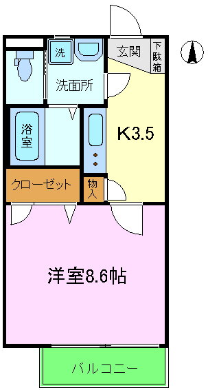 京都府京都市西京区川島玉頭町 桂駅 1K アパート 賃貸物件詳細