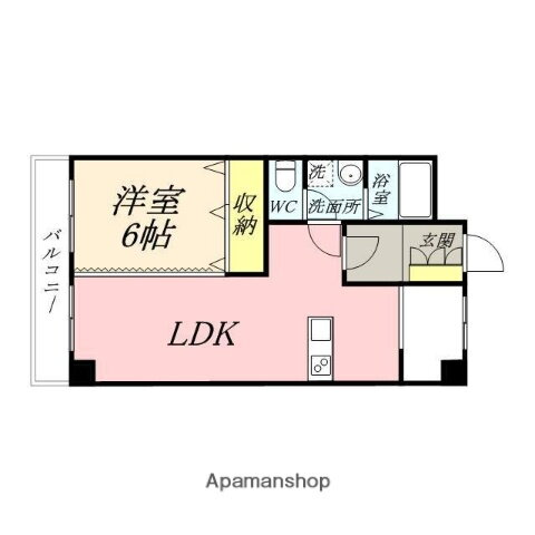 パークヒルズ豊成 4階 1LDK 賃貸物件詳細