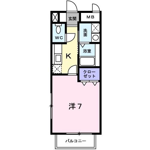 兵庫県川西市東久代２ 北伊丹駅 1K アパート 賃貸物件詳細