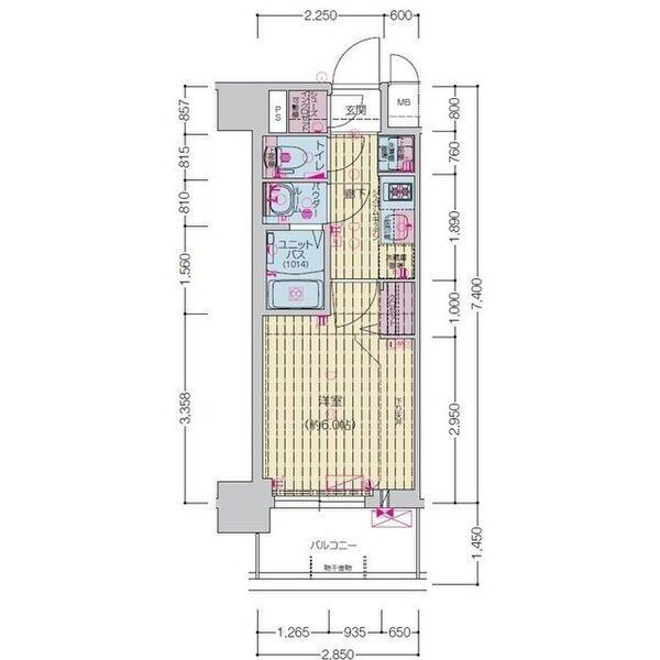 岐阜県岐阜市吉野町１ 岐阜駅 1K マンション 賃貸物件詳細