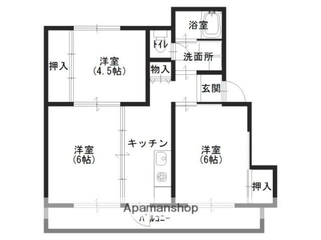 香川県さぬき市志度 志度駅 3K マンション 賃貸物件詳細