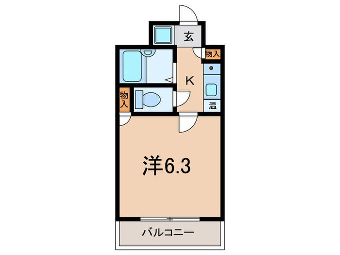 兵庫県神戸市中央区割塚通１ 灘駅 1K マンション 賃貸物件詳細