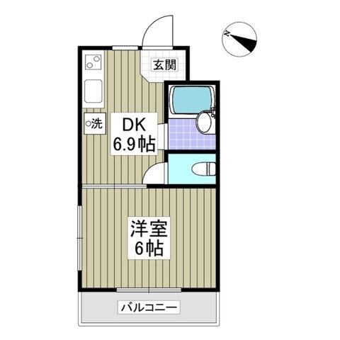 東京都羽村市羽中２ 羽村駅 1DK マンション 賃貸物件詳細