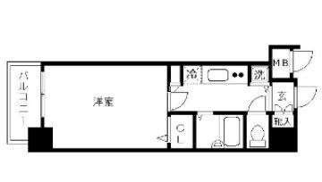 東京都港区芝浦３ 田町駅 1K マンション 賃貸物件詳細