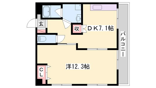 兵庫県姫路市東雲町６ 山陽姫路駅 2LDK マンション 賃貸物件詳細