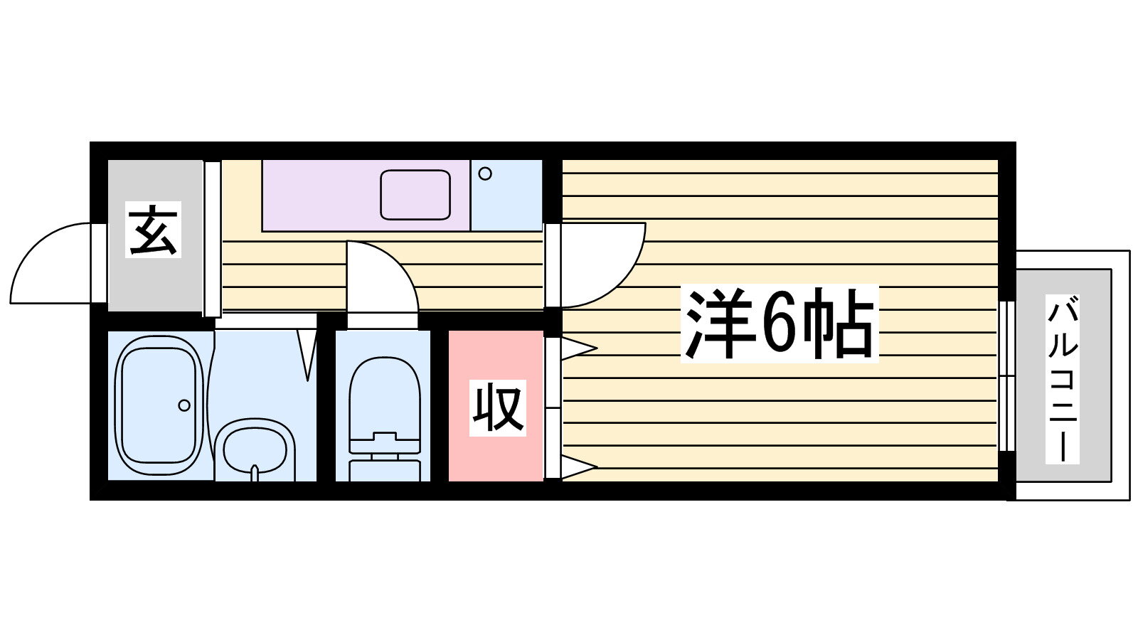 兵庫県姫路市広畑区則直 はりま勝原駅 1K アパート 賃貸物件詳細