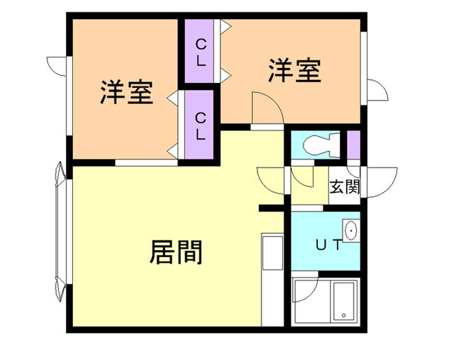 北海道苫小牧市北栄町１ 沼ノ端駅 2LDK アパート 賃貸物件詳細