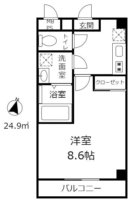 兵庫県神戸市東灘区魚崎北町１ 青木駅 1K マンション 賃貸物件詳細