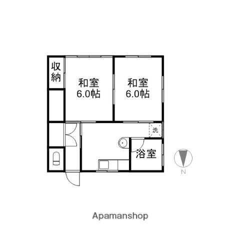 山形県鶴岡市朝暘町 2K アパート 賃貸物件詳細