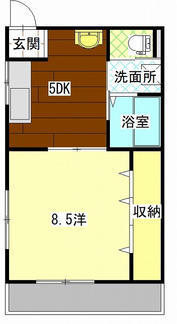 高知県高知市南はりまや町２ 菜園場町駅 1DK マンション 賃貸物件詳細