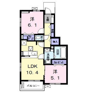 ソレイユ 1階 2LDK 賃貸物件詳細