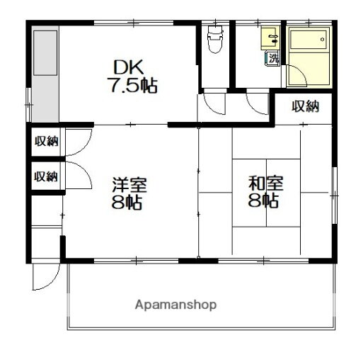 東京都杉並区清水３ 下井草駅 2DK アパート 賃貸物件詳細