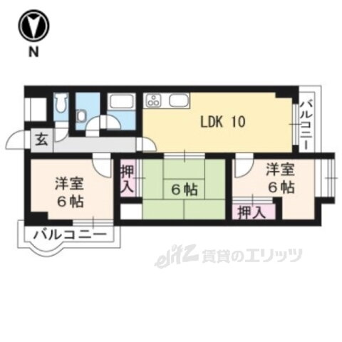 京都府京都市右京区嵯峨五島町 車折神社駅 3LDK マンション 賃貸物件詳細