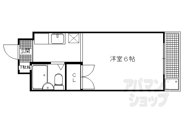 京都府京都市左京区田中上古川町 茶山・京都芸術大学駅 1K マンション 賃貸物件詳細