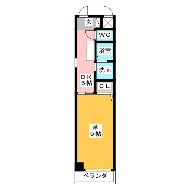 愛知県北名古屋市中之郷南 西春駅 1DK マンション 賃貸物件詳細