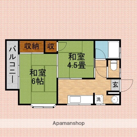 埼玉県富士見市大字水子 みずほ台駅 2K アパート 賃貸物件詳細