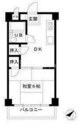 千葉県松戸市常盤平５ 五香駅 1DK マンション 賃貸物件詳細