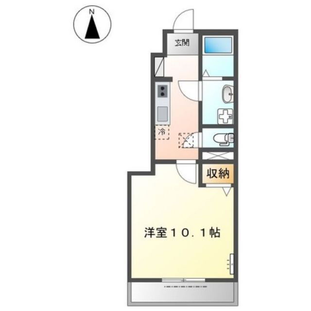 岐阜県岐阜市西川手３ 1K アパート 賃貸物件詳細