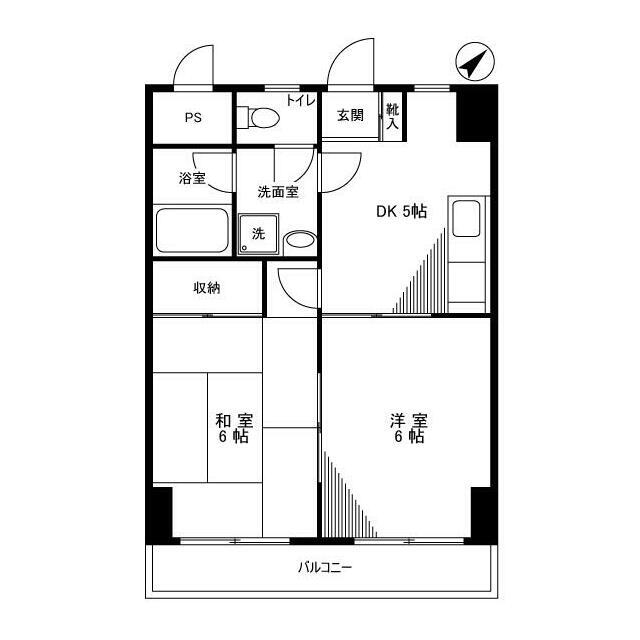 東京都練馬区高野台１ 練馬高野台駅 2DK マンション 賃貸物件詳細