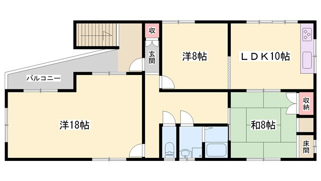 兵庫県姫路市白鳥台３ 姫路駅 3LDK 一戸建て 賃貸物件詳細