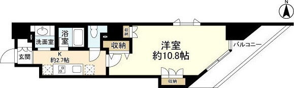 東京都品川区旗の台２ 旗の台駅 1K マンション 賃貸物件詳細