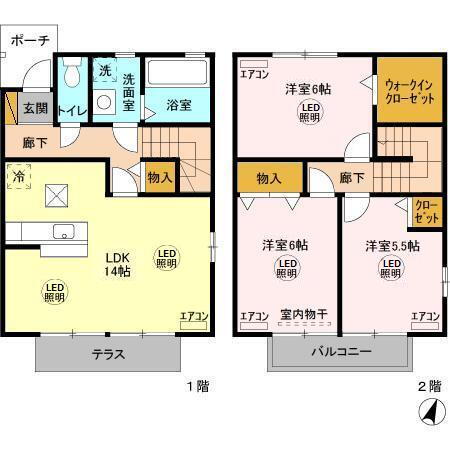 茨城県水戸市けやき台２ 水戸駅 3LDK 一戸建て 賃貸物件詳細