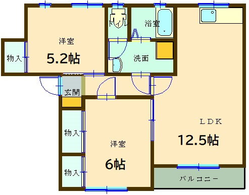 群馬県みどり市笠懸町久宮 岩宿駅 2LDK アパート 賃貸物件詳細
