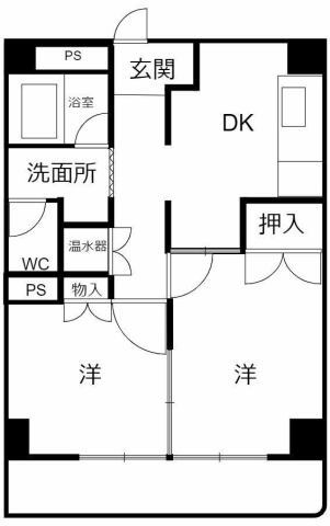 宮城県宮城郡松島町松島字普賢堂 松島駅 2DK マンション 賃貸物件詳細