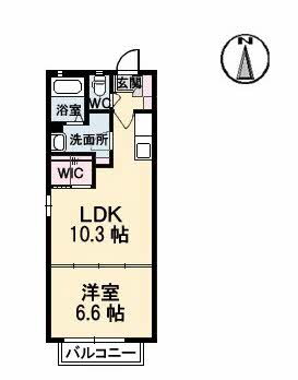 高知県南国市駅前町２ 後免駅 1LDK アパート 賃貸物件詳細
