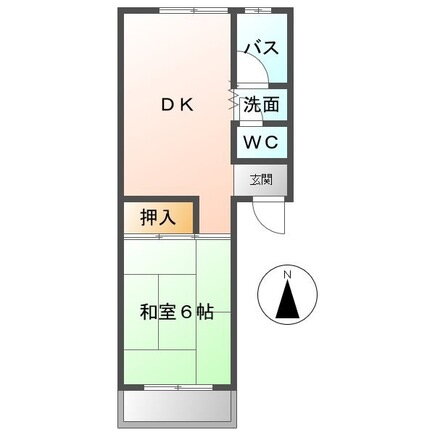 岐阜県岐阜市須賀３ 西岐阜駅 1DK アパート 賃貸物件詳細