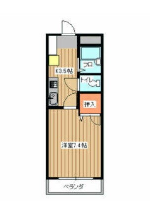 神奈川県川崎市麻生区片平２ 柿生駅 1K マンション 賃貸物件詳細