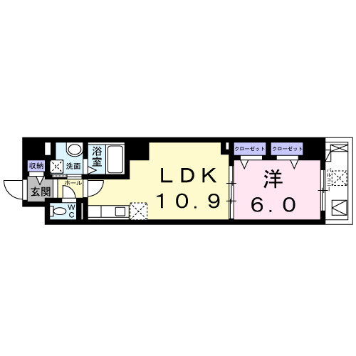 スピカコンフォート 5階 1LDK 賃貸物件詳細