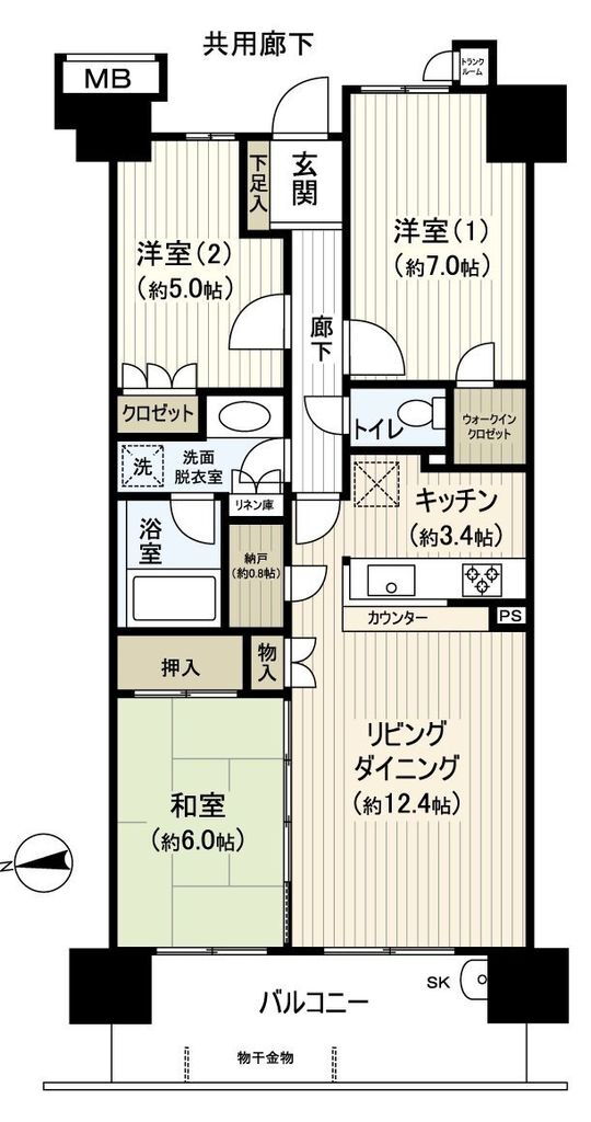 千葉県船橋市浜町２ 南船橋駅 3LDK マンション 賃貸物件詳細