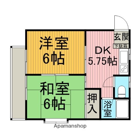 東京都町田市金森１ 町田駅 2DK アパート 賃貸物件詳細