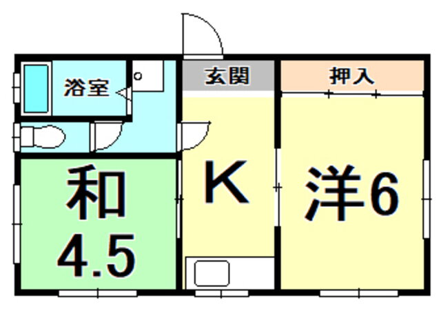 兵庫県尼崎市富松町１ 武庫之荘駅 2K アパート 賃貸物件詳細