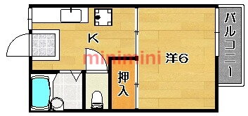 大阪府茨木市沢良宜西３ 南茨木駅 1K アパート 賃貸物件詳細
