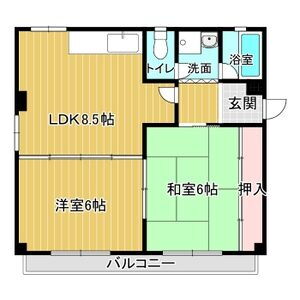 ＢＭマンション 3階 2LDK 賃貸物件詳細