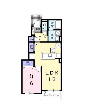 熊本県八代市鏡町内田 有佐駅 1LDK アパート 賃貸物件詳細