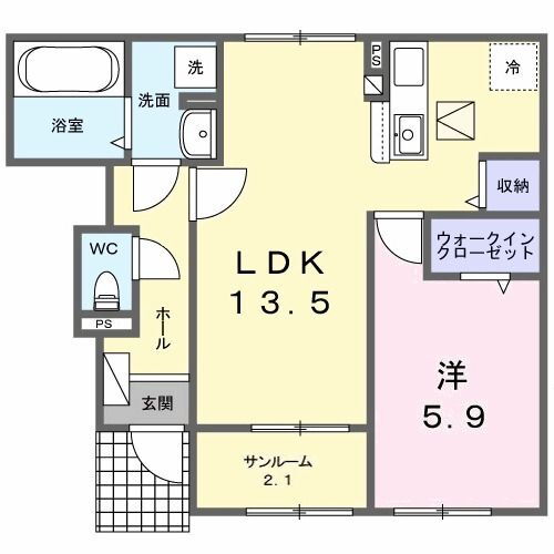 群馬県前橋市天川大島町 前橋大島駅 1LDK アパート 賃貸物件詳細