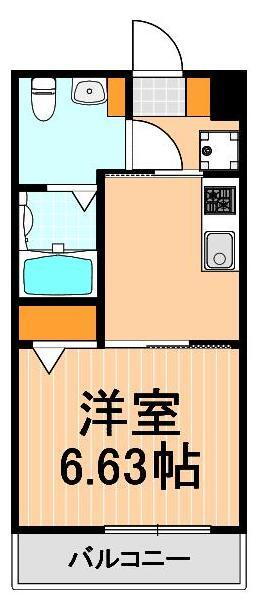 アーバンパーク六町 3階 1K 賃貸物件詳細