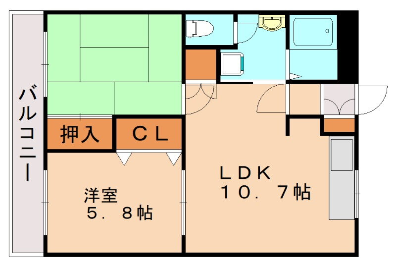 福岡県飯塚市花瀬 飯塚駅 2LDK アパート 賃貸物件詳細