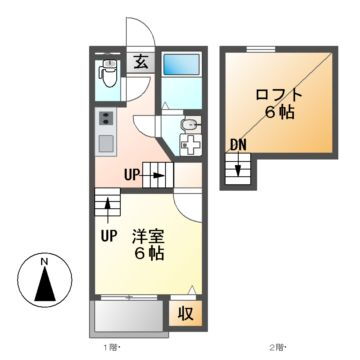 愛知県名古屋市中川区小本本町３ 荒子駅 1K アパート 賃貸物件詳細