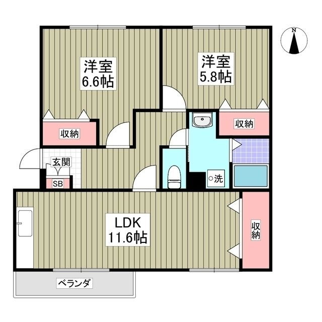 栃木県下都賀郡壬生町大字壬生丁 おもちゃのまち駅 2LDK アパート 賃貸物件詳細