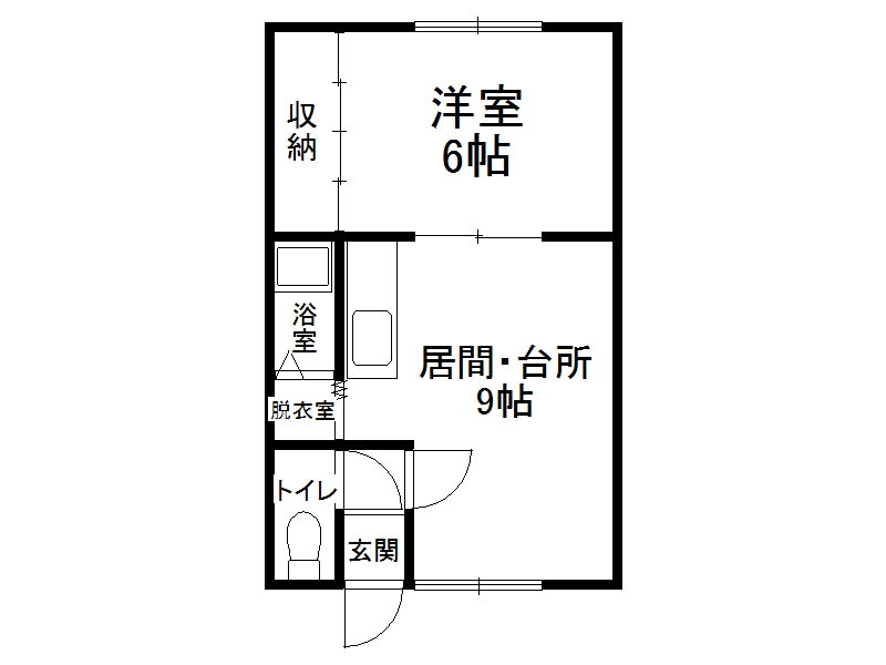 北海道河西郡中札内村東三条北３ 帯広駅 1DK アパート 賃貸物件詳細