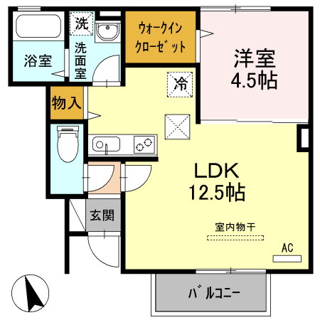 山形県山形市吉原２ 山形駅 1LDK アパート 賃貸物件詳細