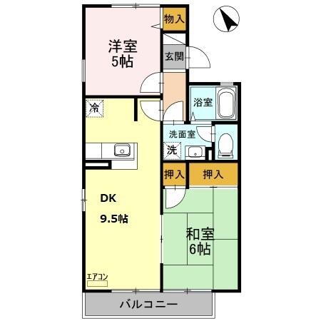 埼玉県本庄市朝日町２ 本庄駅 2LDK アパート 賃貸物件詳細