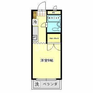 東京都昭島市福島町３ 小宮駅 1K マンション 賃貸物件詳細