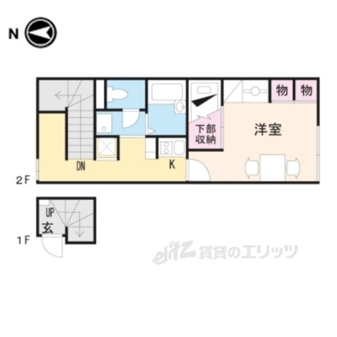 奈良県橿原市北妙法寺町 真菅駅 1K アパート 賃貸物件詳細