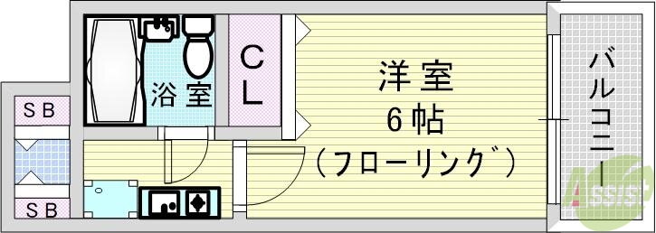 大阪府大阪市北区豊崎１ 中津駅 1K マンション 賃貸物件詳細
